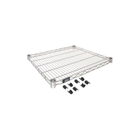 Global Equipment Nexel    S2124C Chrome Wire Shelf 24"W x 21"D 188575C